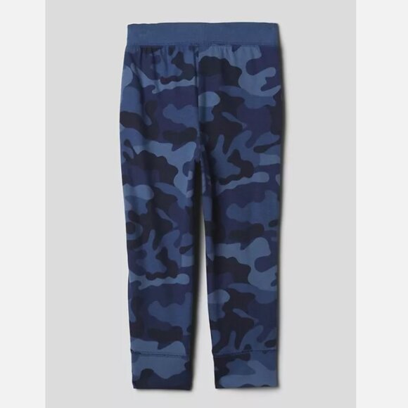 NWT GAP Pull-On Joggers Pants 100% Organic Cotton Blue Camo Toddler Boys 6T - Picture 2 of 5